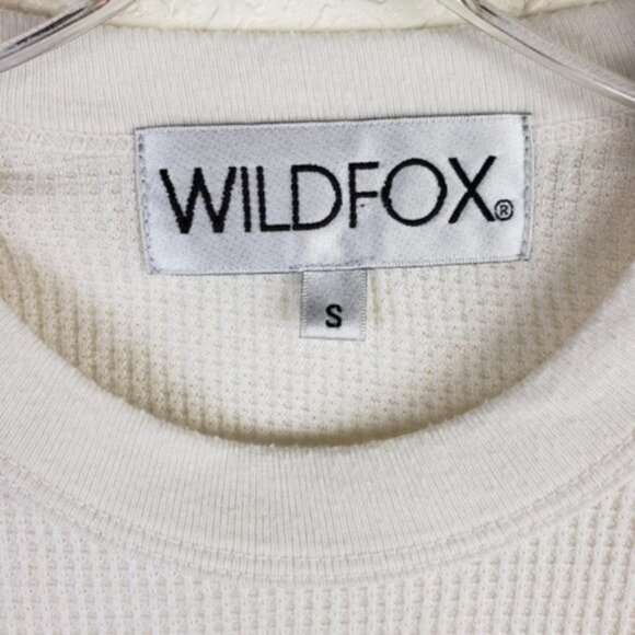 WILDFOX Couture How About Never Print Thermal Top size S - Picture 6 of 14